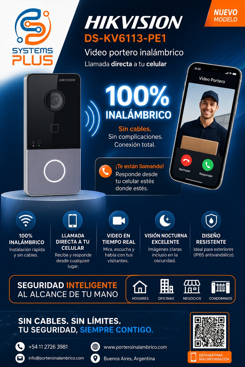 Flyer Hikvision DS-KV6113-PE1